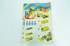 LEGO 6383 Legoland City Public Works Center Vintage *Instruction Manual Only*