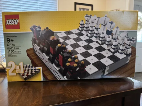 LEGO Games 40174 LEGO Chess 2-in-1 Complete Set 1450 Pieces Boxed