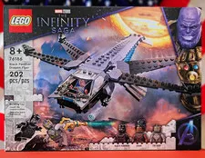 LEGO Marvel The Infinity Saga 76186 Black Panther Dragon Flyer Shuri COMBINE
