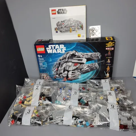 LEGO Star Wars: Millennium Falcon (75426) New OPEN Box -Sealed Bags 