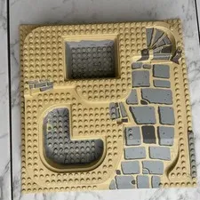 Lego 5978 Sphinx Secret Tan Pool Base Replacement 32x32 Raised Baseplate 6092 B4