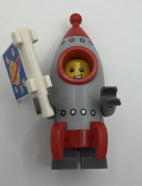 Lego Series 17 Rocket Boy, Complete-ish
