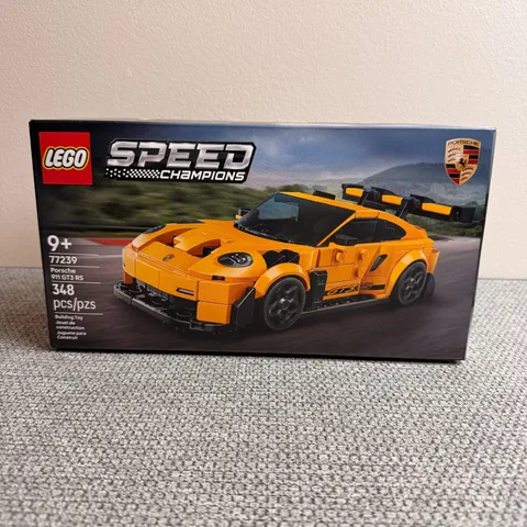 LEGO Speed Champions Porsche 911 GT3 RS Yellow Super Car Set #77239 NEW