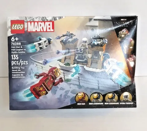 LEGO MARVEL 76288 IRON MAN & IRON LEGION VS HYDRA SOLDIER - NISB Minor box flaws