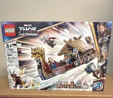 LEGO The Goat Boat 76208 Marvel Thor Love and Thunder Complete Set 564pcs Age 8+
