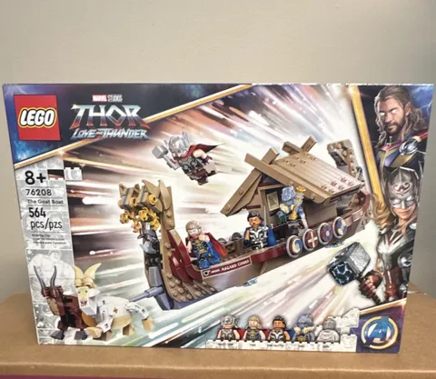 LEGO The Goat Boat 76208 Marvel Thor Love and Thunder Complete Set 564pcs Age 8+