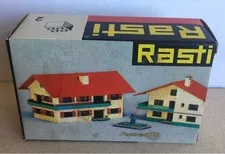 Rasti (Germany) Box No. 2 Red Bricks (Lego Copy 1960s) RARE