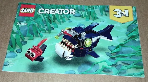 LEGO 31088 Creator Deep Sea Shark Creatures Instruction Book Manuals ONLY