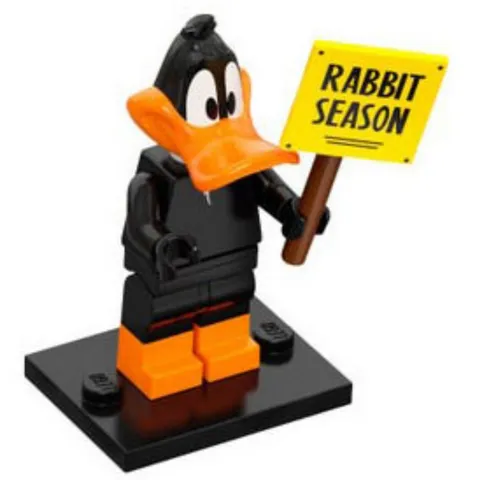 new LEGO Looney Tunes Collectible Minifig - Daffy Duck