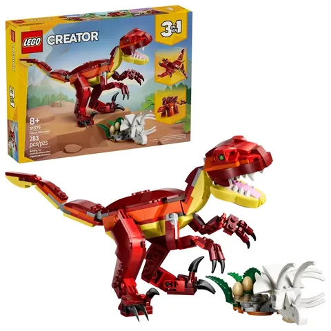LEGO Creator  Fierce Dinosaur 3 In 1 (283 Pieces) 31379 2026