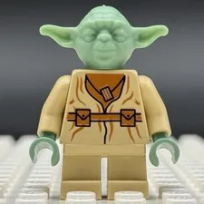 LEGO Star Wars Yoda Minifigure sw0051 From Sets 7103 7260 & 4502 Vintage