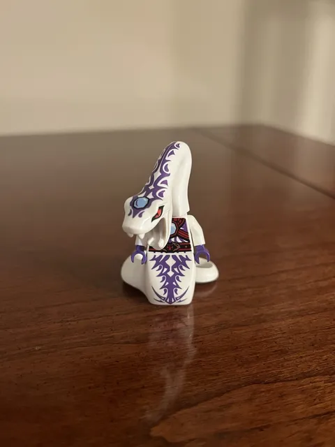 Lego Ninjago White Snake Pythor Minifigure 70750 2015 - Excellent Condition