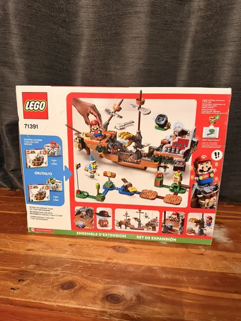 LEGO Super Mario Bowser's Airship 71391 Complete Set 1152 Pieces