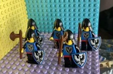 Lego Black Falcon Knights Lot Of 5x Vintage Rare See Description