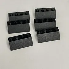 Lego 3037 Black Replacement Parts Pieces Lot of 6