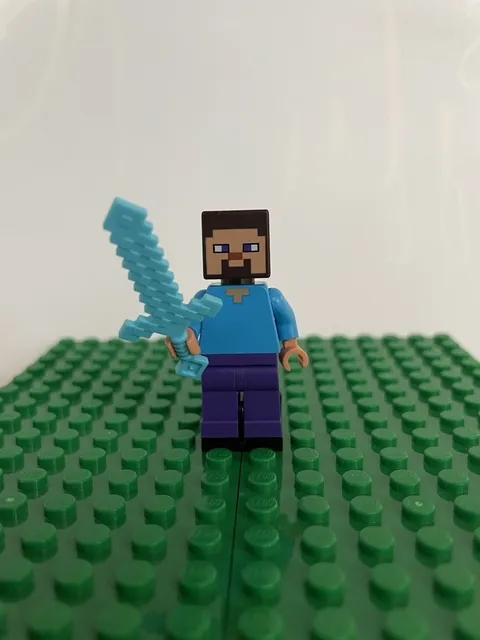 lego minecraft steve minifigure