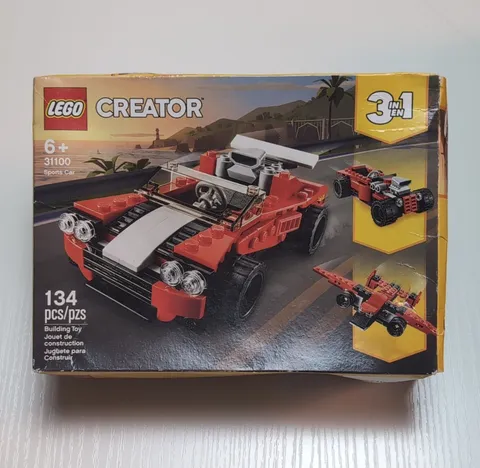 LEGO Creator 3in1 Sports Car Set 31100 134-Piece Complete Set in Box