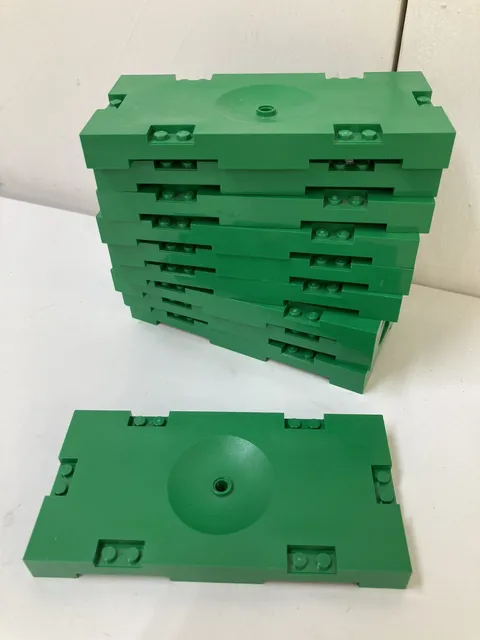 10 LEGO #30489 Green Baseplates Replacement Pieces 
