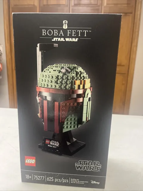 Retired LEGO Star Wars Boba Fett Helmet  75277-Ships Next Day!