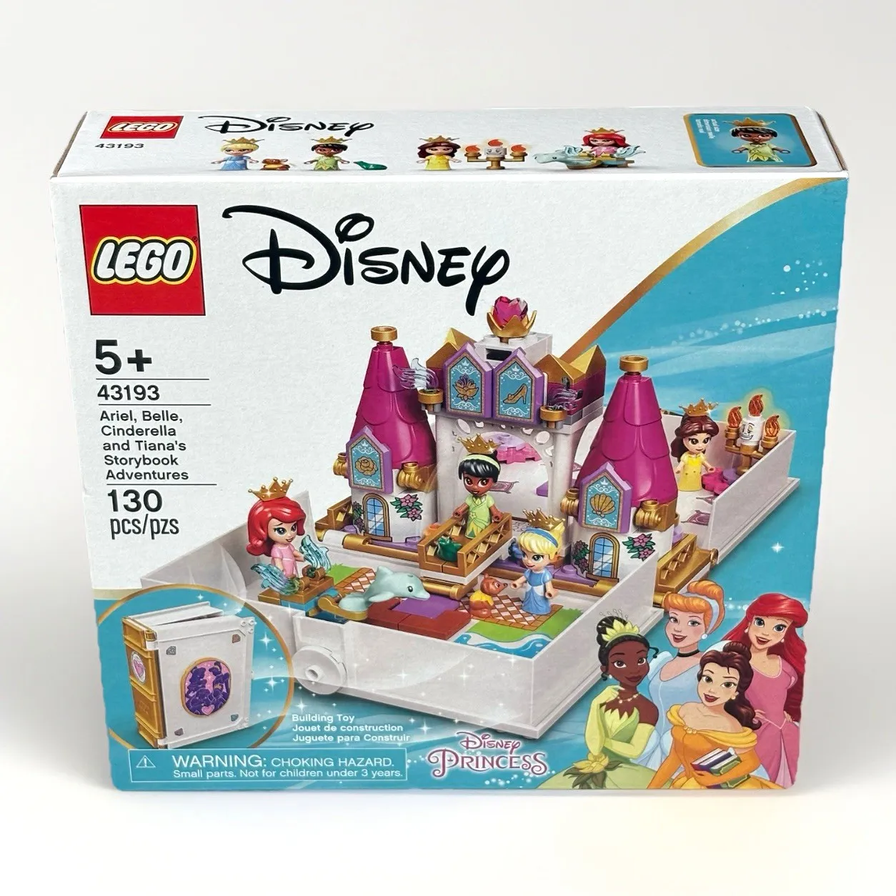 NEW! LEGO Disney Princess Ariel Belle Cinderella Tanya Storybook Adventure 43193