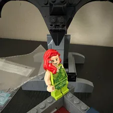LEGO Poison Ivy Minifigure Red Hair Green Outfit Plastic Figure