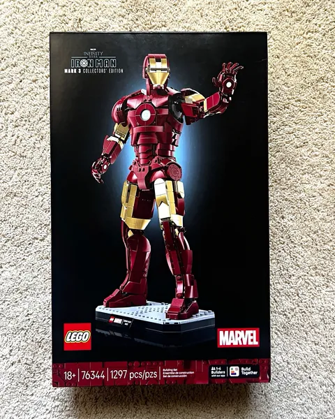 LEGO Marvel Iron Man MK3 76344 1297 pcs 18+