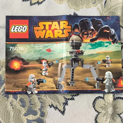 LEGO instructions Star Wars 75036 Utapau Troopers manual booklet DE/EN/FR