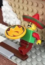 Lego Taco Tuesday Minifigure No Poncho