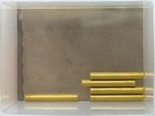 LEGO Parts - Pearl Gold Bar 3L (Bar Arrow) - No 87994 - QTY 5