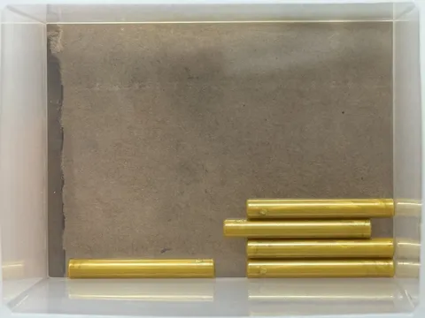 LEGO Parts - Pearl Gold Bar 3L (Bar Arrow) - No 87994 - QTY 5