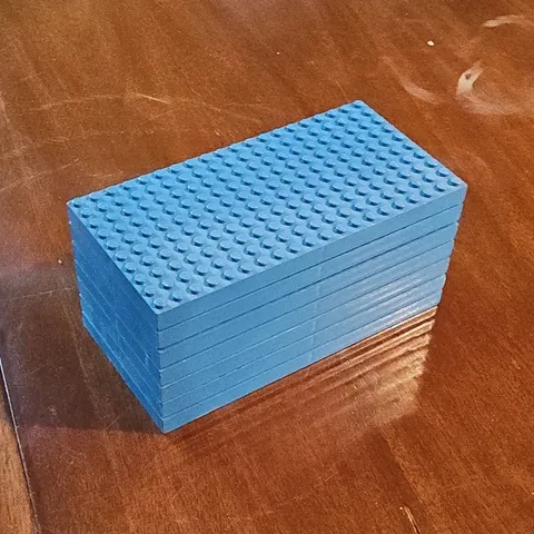 LEGO Blue Thick 20 x 10 Plate Pieces Bulk Lot - Plastic Building Parts & Bricks