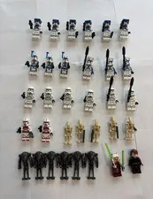 LEGO Star Wars Minifigure Lot Clone Trooper Battle Droid Ahsoka Anakin