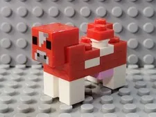 LEGO Minecraft Brick Built Mooshroom Cow Animal