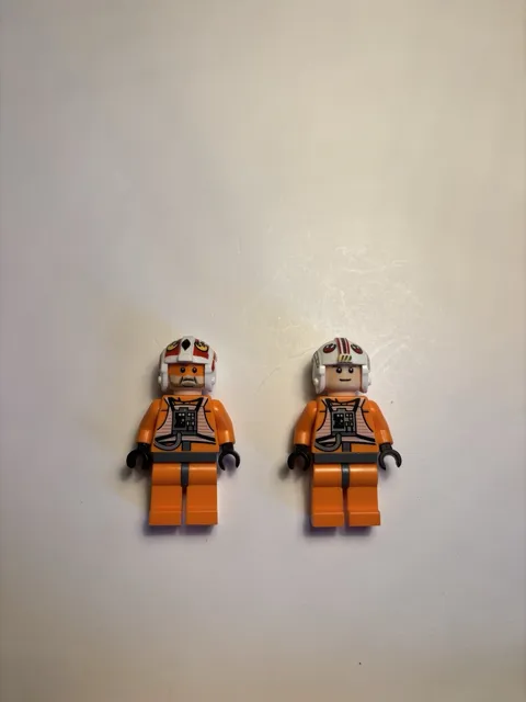 LEGO Star Wars X-Wing Pilots Luke Skywalker & Jek Perkins Minifigs From Set 9493
