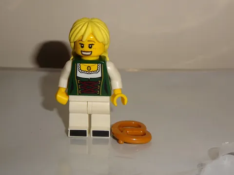 LEGO 71002 Collectible Minifigures Series 11 Pretzel Girl Munich With Pretzel