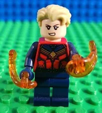Captain Marvel Marvel Superheroes Lego Minfigure Authentic