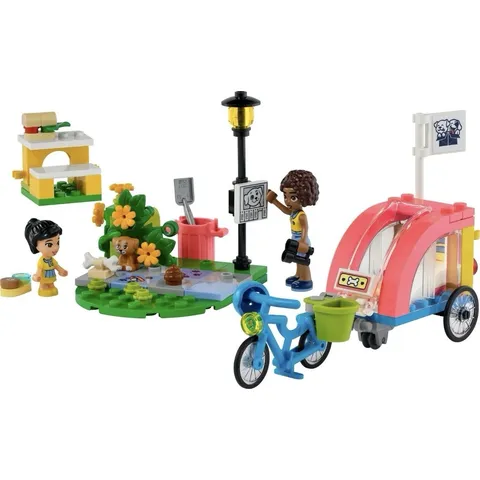 LEGO Friends Dog Rescue Bike Set (41738) Complete Set 125 Pieces