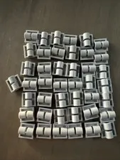 LEGO 2817 Light Bluish Gray Plate, Modified 2 x 2 with Pin Holes x43