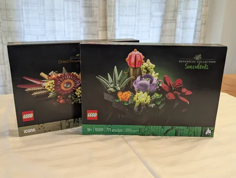 LEGO 10314 (new) 10309 (99% complete) box and instructions