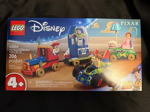 LEGO Disney 43264 Toy Story 30th Anniversary Celebration Train RC Car NEW SEALED