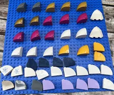 LEGO Lot of 45 Bricks Round Corner 3 x 3 x 2 Dome Top & 1 x 3 x 2 W/Curved Top