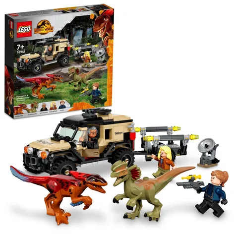 LEGO Jurassic World Pyroraptor&Dilophosaurus Transport 76951 Toy Block Dinosaur