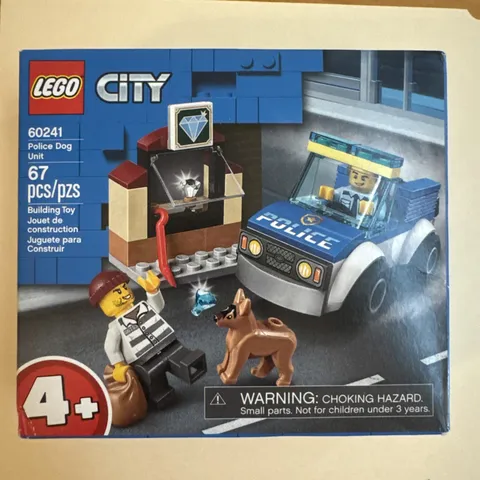 *BRAND NEW* Lego City Police Dog Unit #60241 *RETIRED*