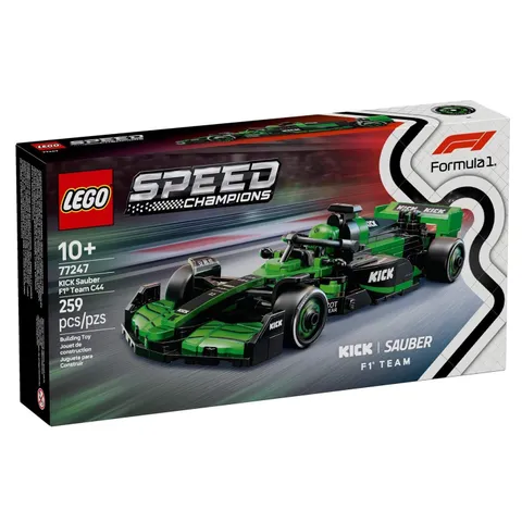 LEGO Kick Sauber F1 Team C44 Speed Champions Race Car 77247 New Sealed Safe Ship