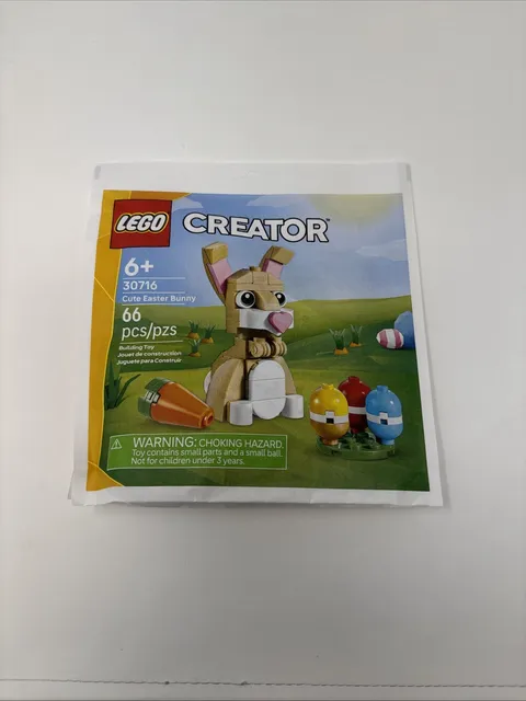 In Hand New 2026 Lego Creator 30716 Cute Easter Bunny Paperbag Set