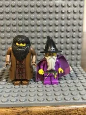 Vintage Lego Harry Potter Minifigures Albus Dumbledore And Hagrid 2001