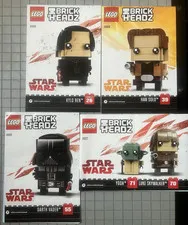 LEGO BrickHeadz Manuals – Star Wars – 41489/41608/41619/41627 – Manuals Only