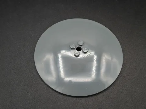 LEGO - 1x - Dish - Shell - 8x8 Inverted Radar - Dark Grey - Dark Grey - 3961