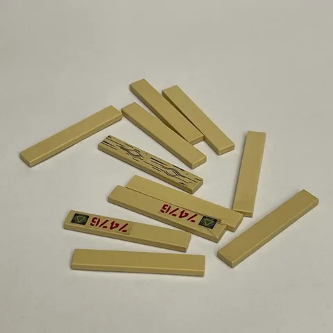 Lego 6636 Beige Replacement Parts Pieces Lot of 11