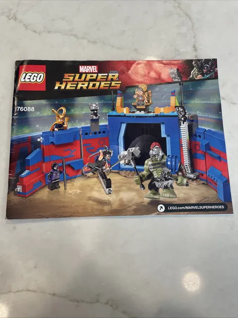LEGO Marvel Super Heroes Thor Hulk Arena Clash (76088) Manual Instructions Only